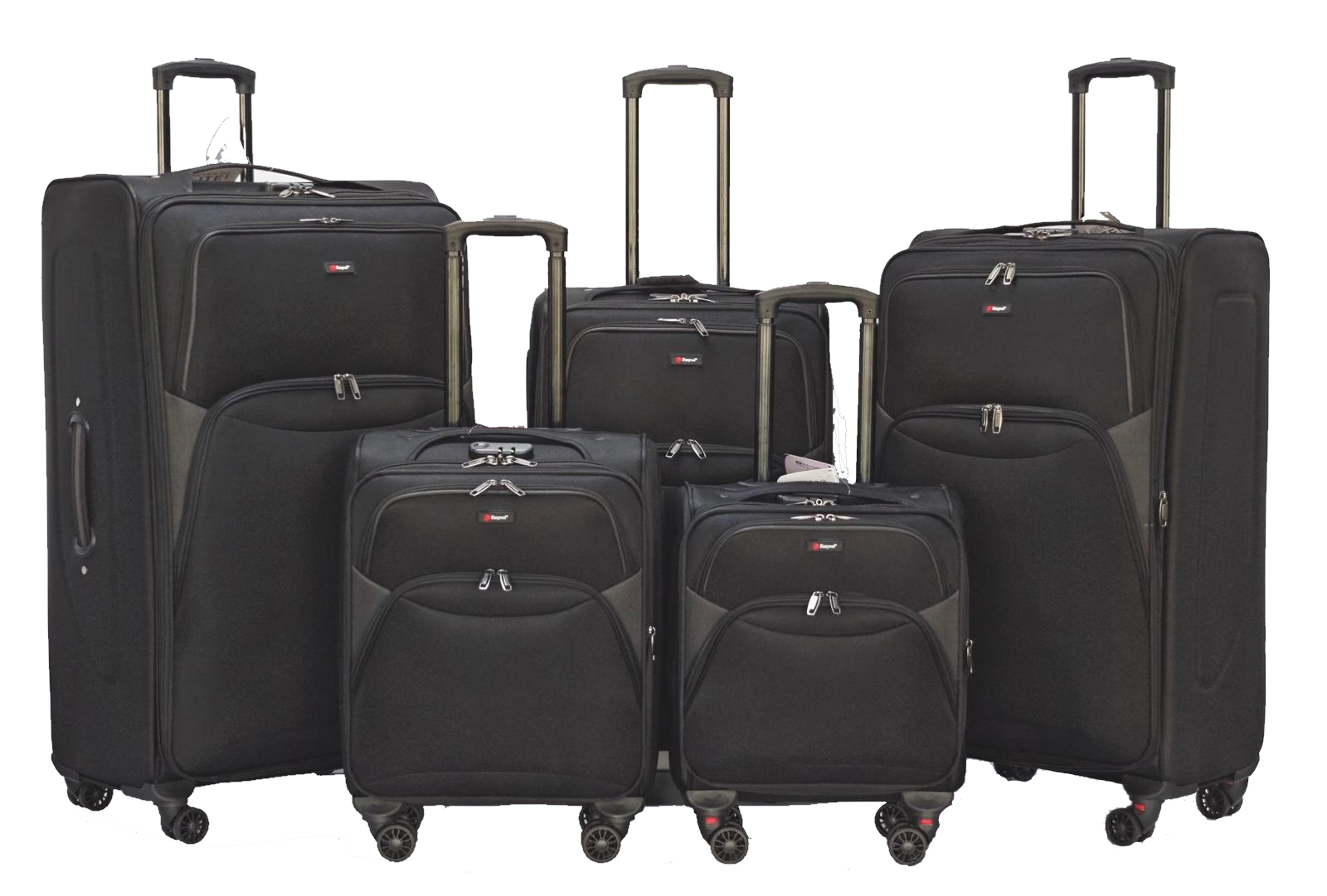 Ezzyrol Reisekoffer-Set 5-teilig Polyester 