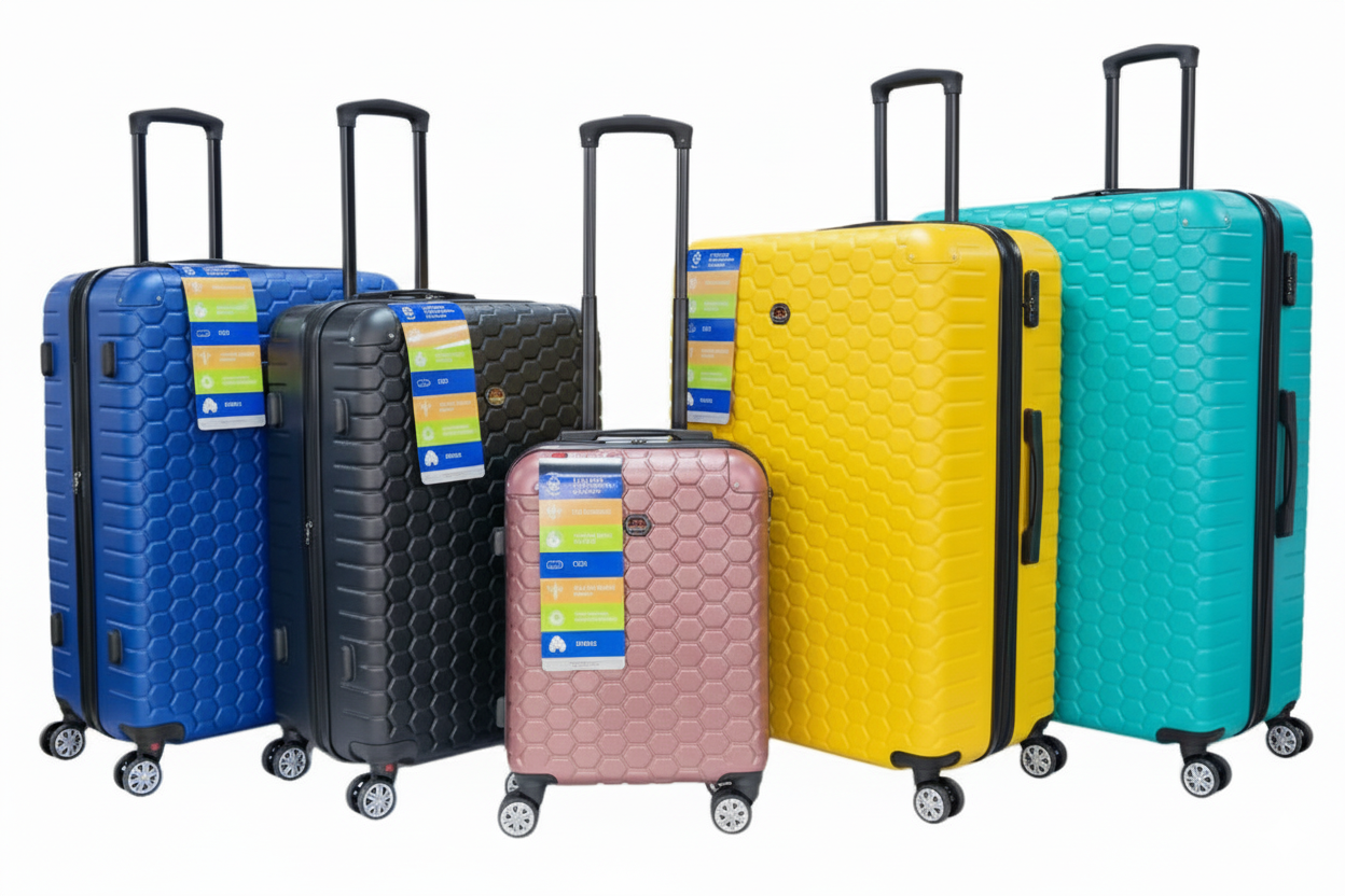 Ezzyrol Reisekoffer-Set 5-teilig ABS 