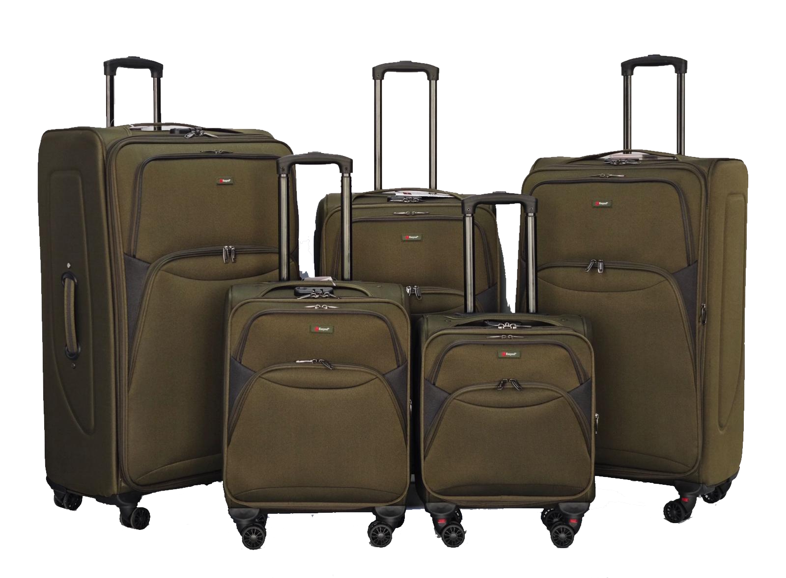 Ezzyrol Reisekoffer-Set 5-teilig Polyester 