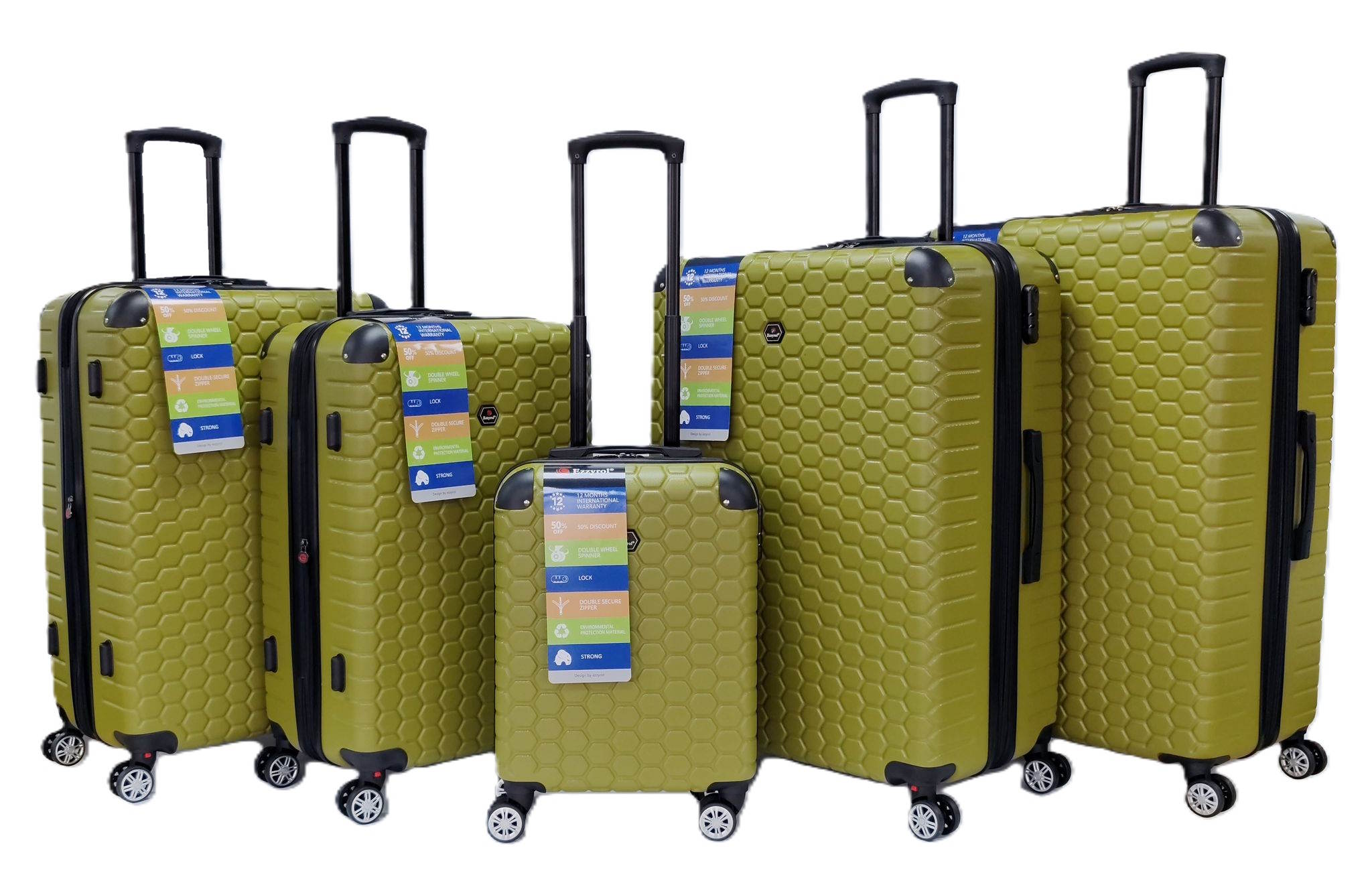 ezzyrol Koffer-Set 5-teilig ABS