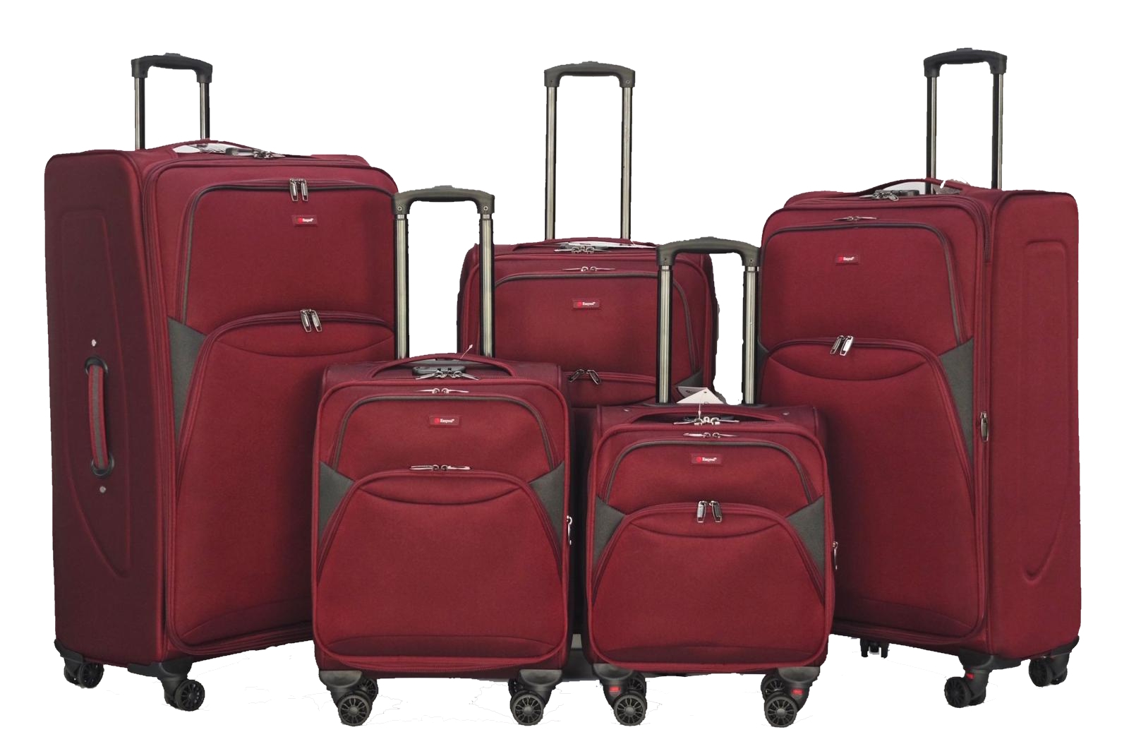 Ezzyrol Reisekoffer-Set 5-teilig Polyester 