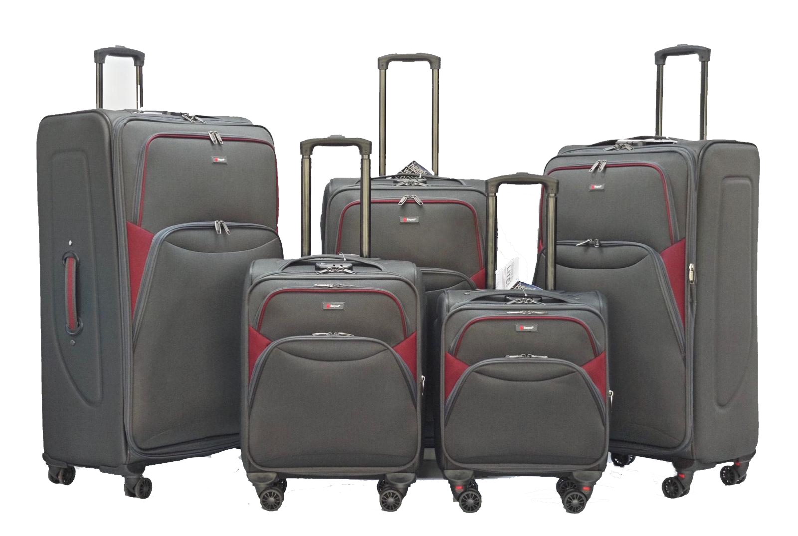 Ezzyrol Reisekoffer-Set 5-teilig Polyester 